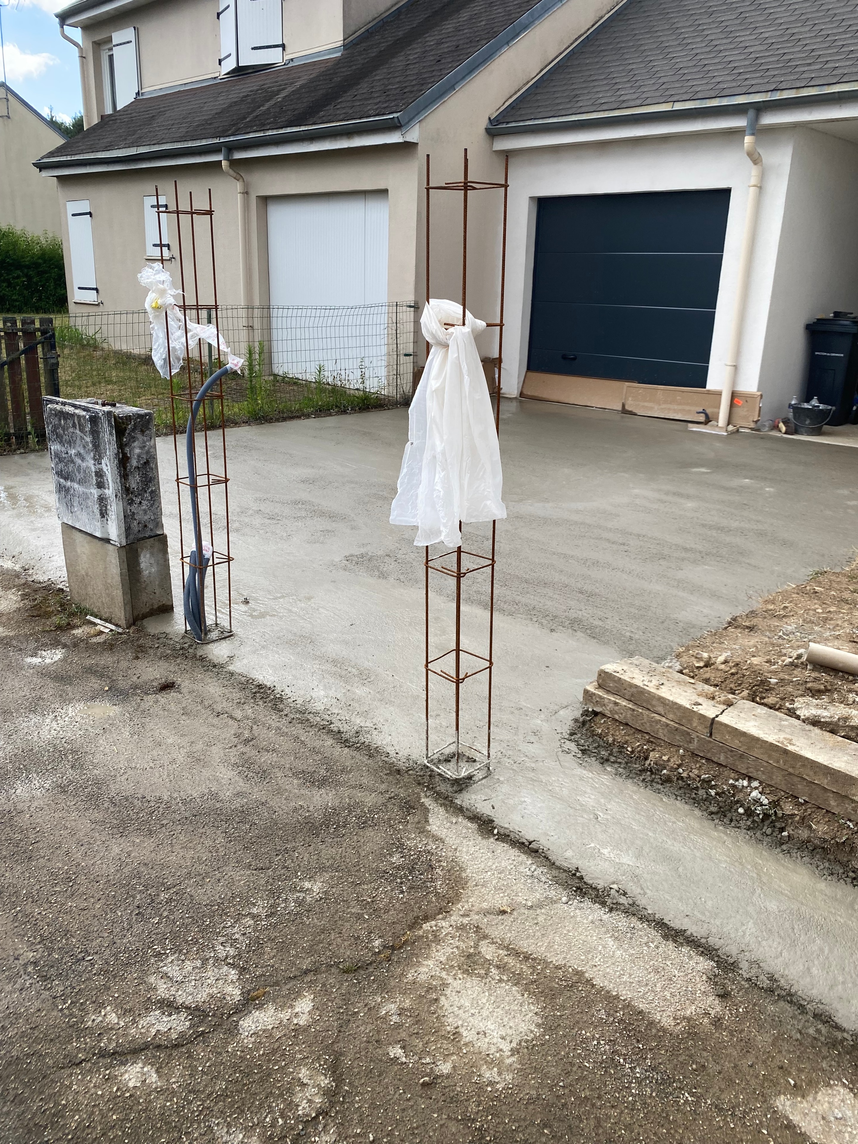 Dalle & mur de clôture — Gien (45) — photo 2