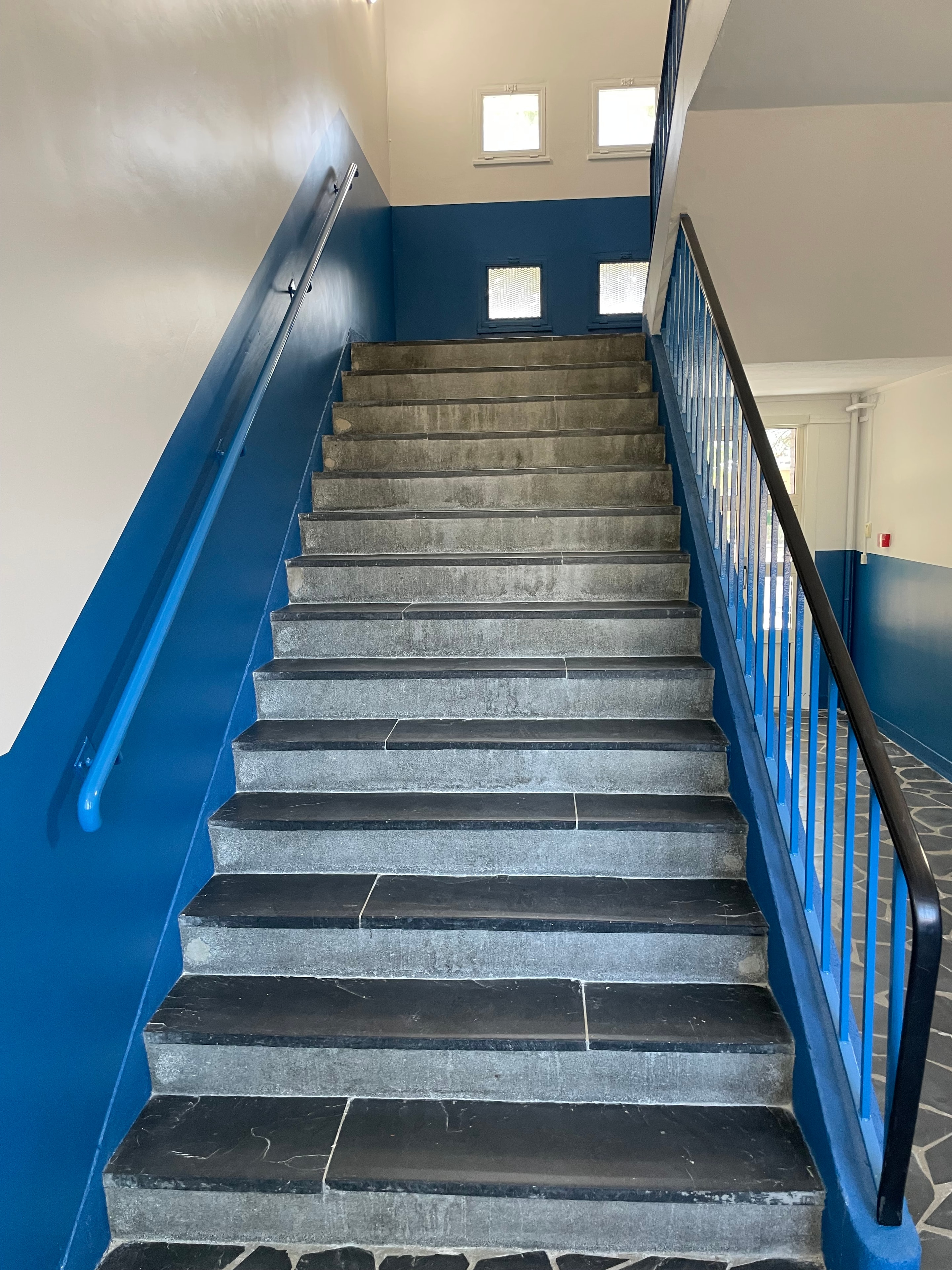 Ratissage et peinture — Bâtiment public — photo 2
